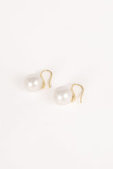Daniella Pearl Earrings - Gold