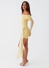 Rosa Franca Mini Dress - Yellow