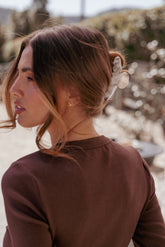 Perle Hairclip - Marble