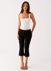Rue Capri Pants - Black