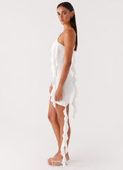 Sandstorm Mini Dress - White