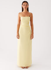 Selah Maxi Dress - Yellow