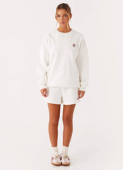 Signature Oversized Sweatshirt - Ivory
