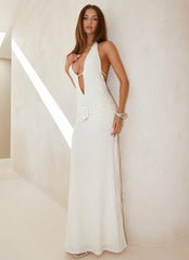 Smoke Ivy Maxi Dress - White