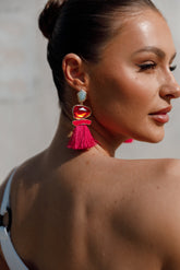Cora Fringe Earrings - Multi