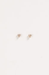 Janey Stud Earrings - Gold