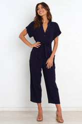 Archie Jumpsuit - Navy
