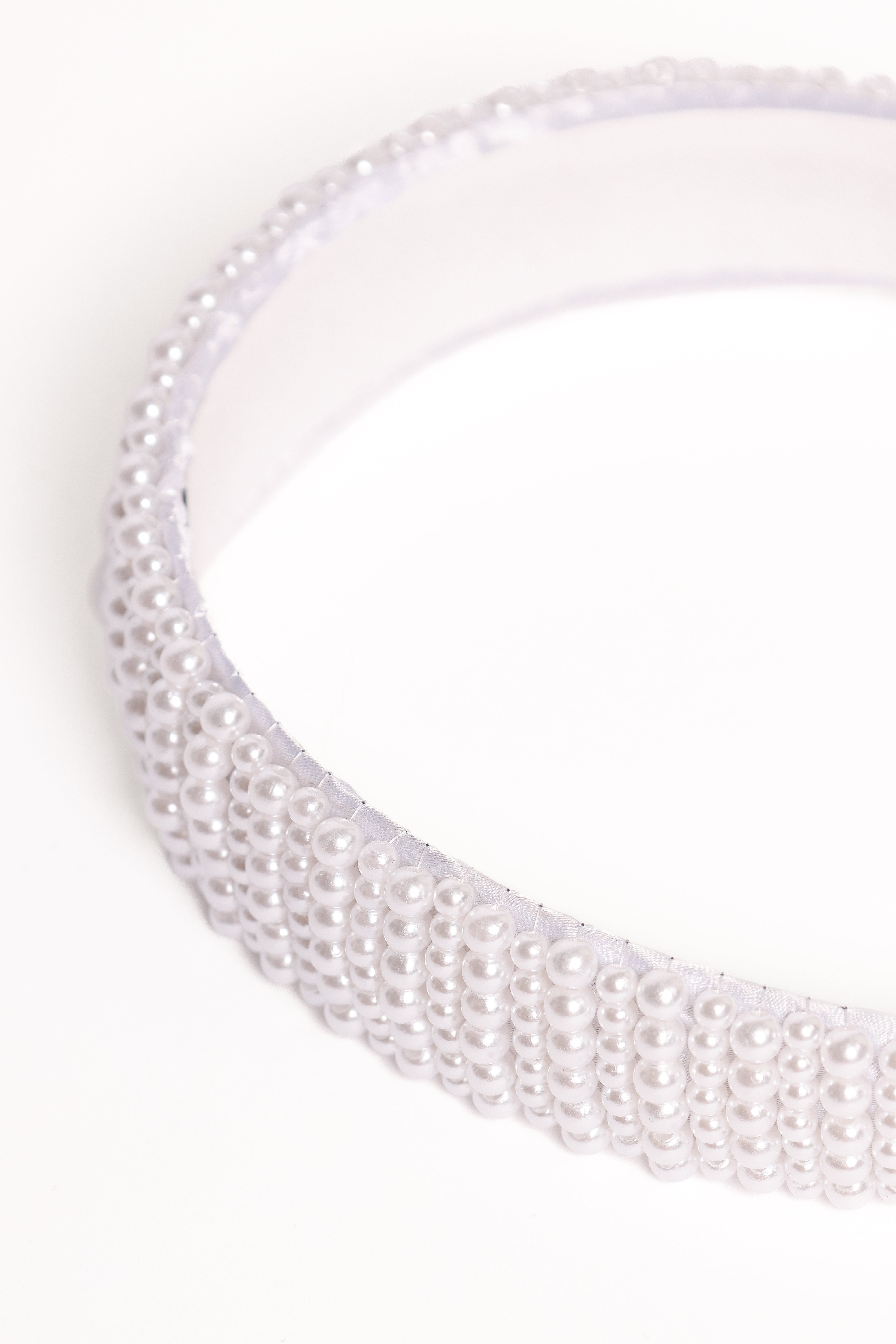 Simona Headband - Pearl