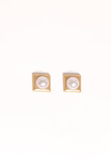 Kimmy Pearl Earrings - Gold