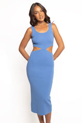 Abella Midi Dress - Blue