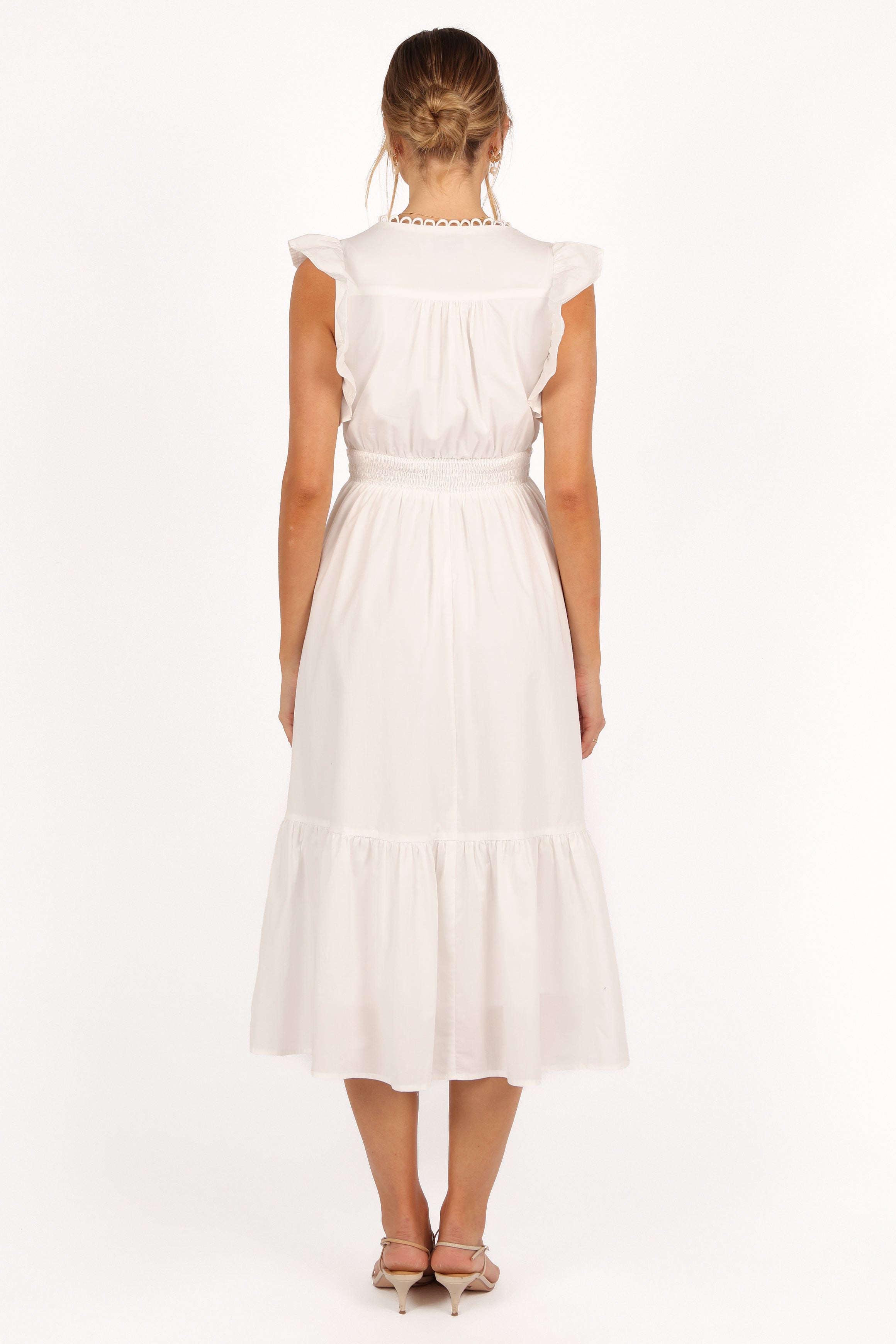 Acadia Midi Dress - White