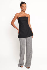 Afton Pant - Black White