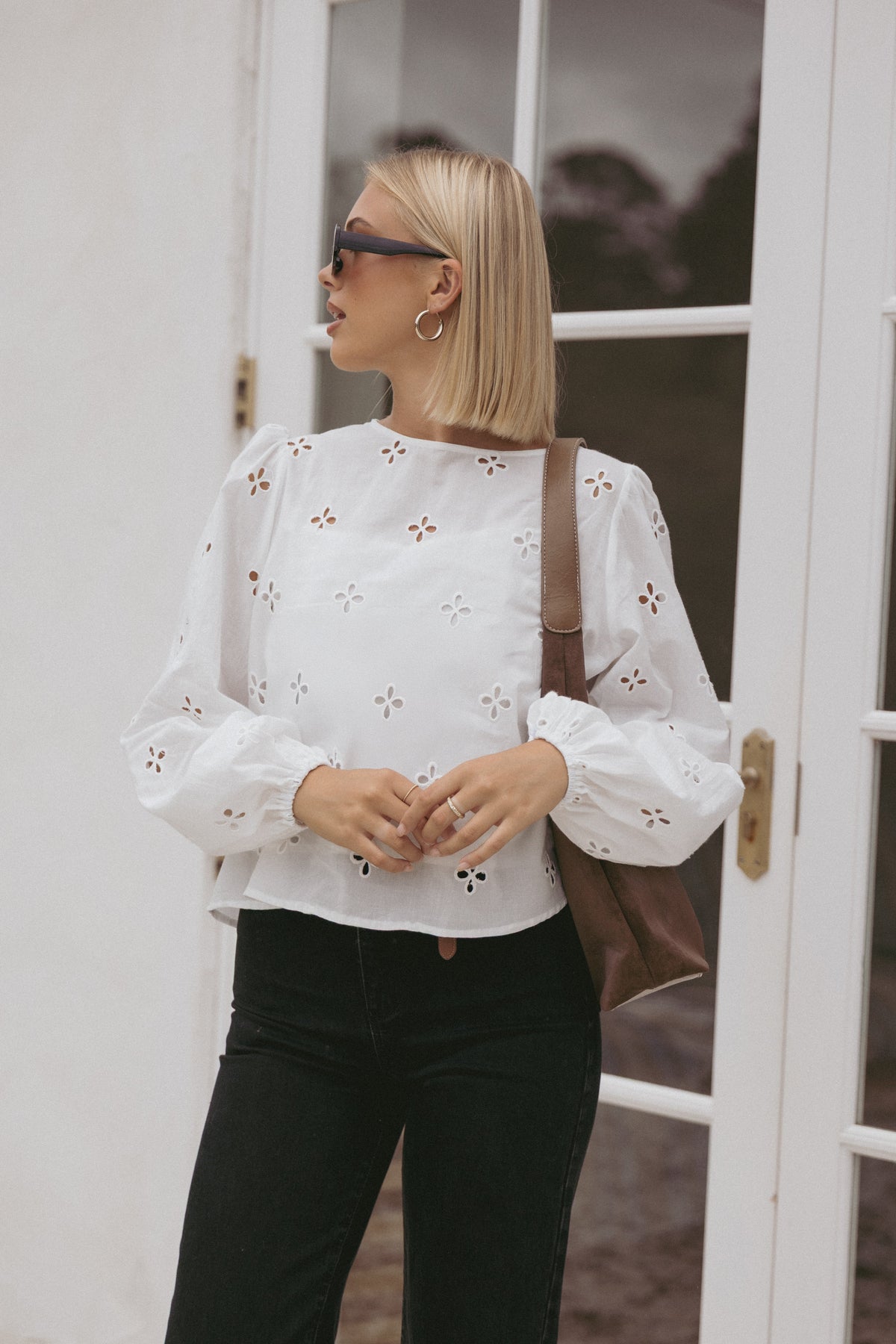 Aggie Blouse - White