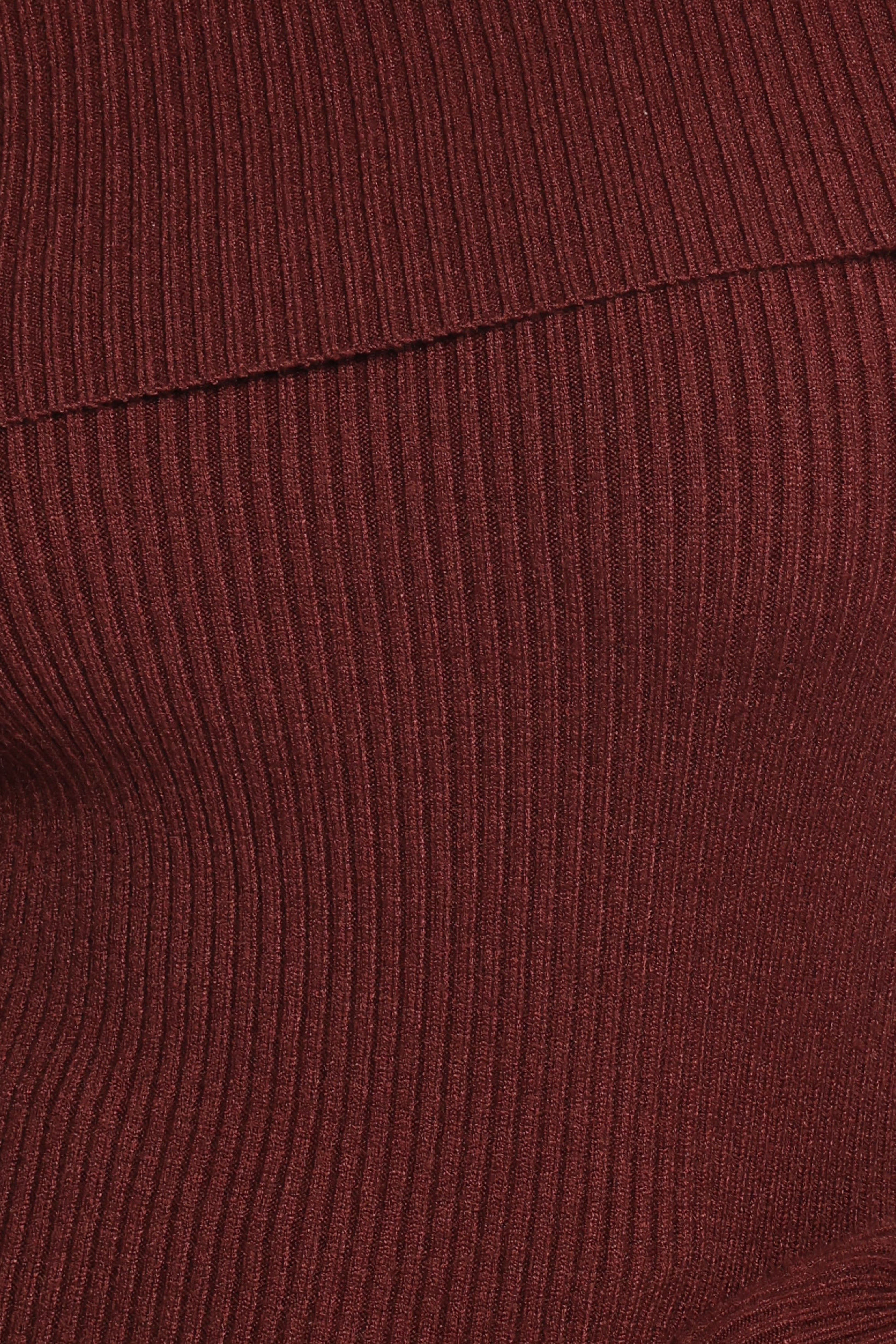 Aleena Knit Top - Chocolate Brown