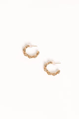 Jennie Flower Earrings - Gold