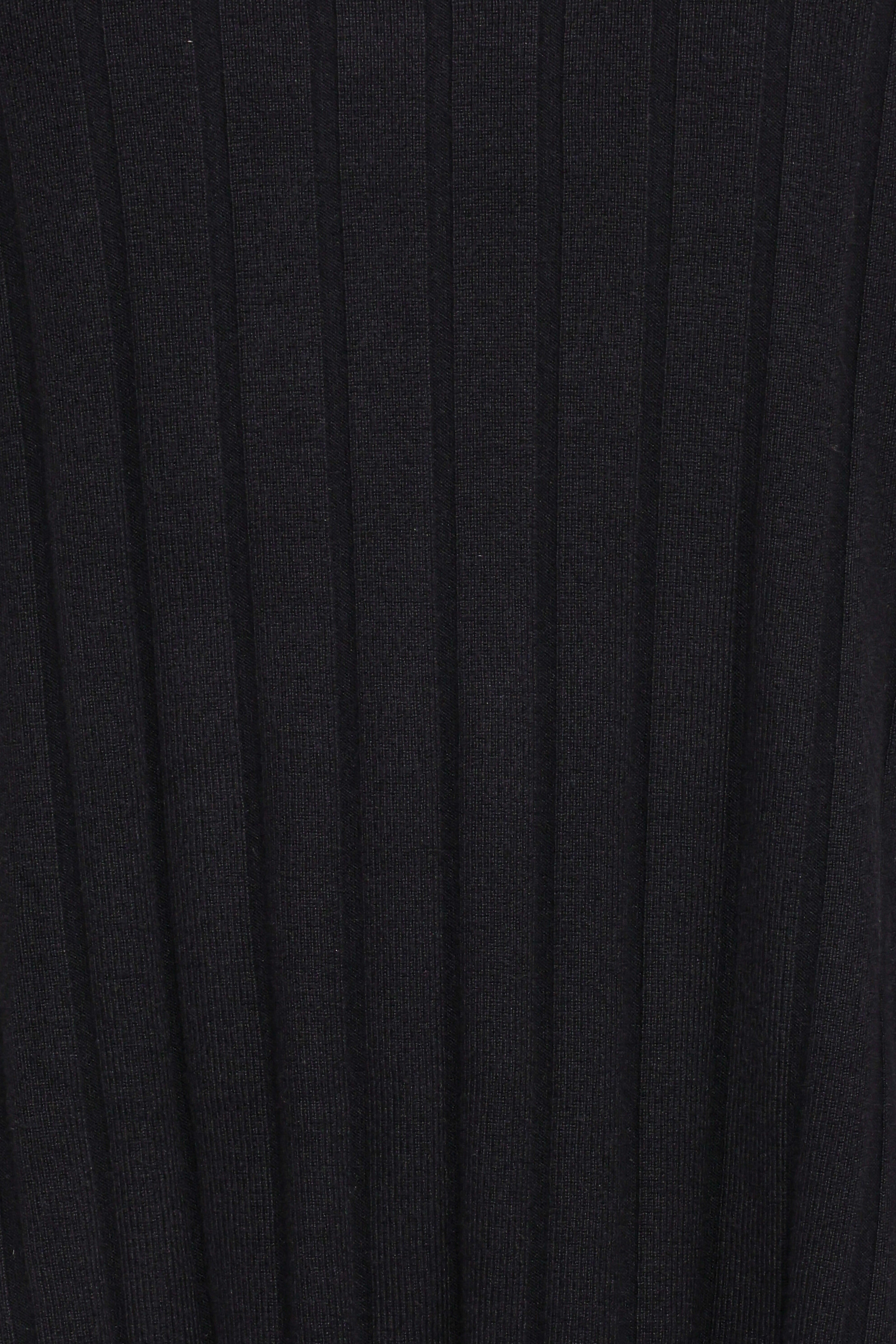 Alix Ribbed Knit Set - Black