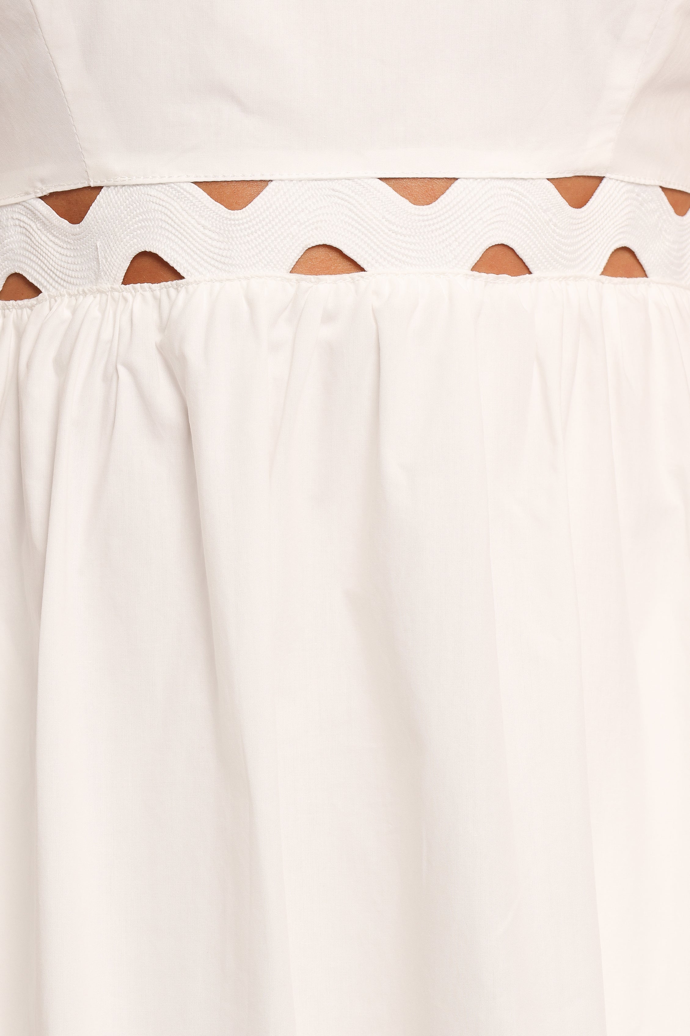 Angelus Midi Dress - White