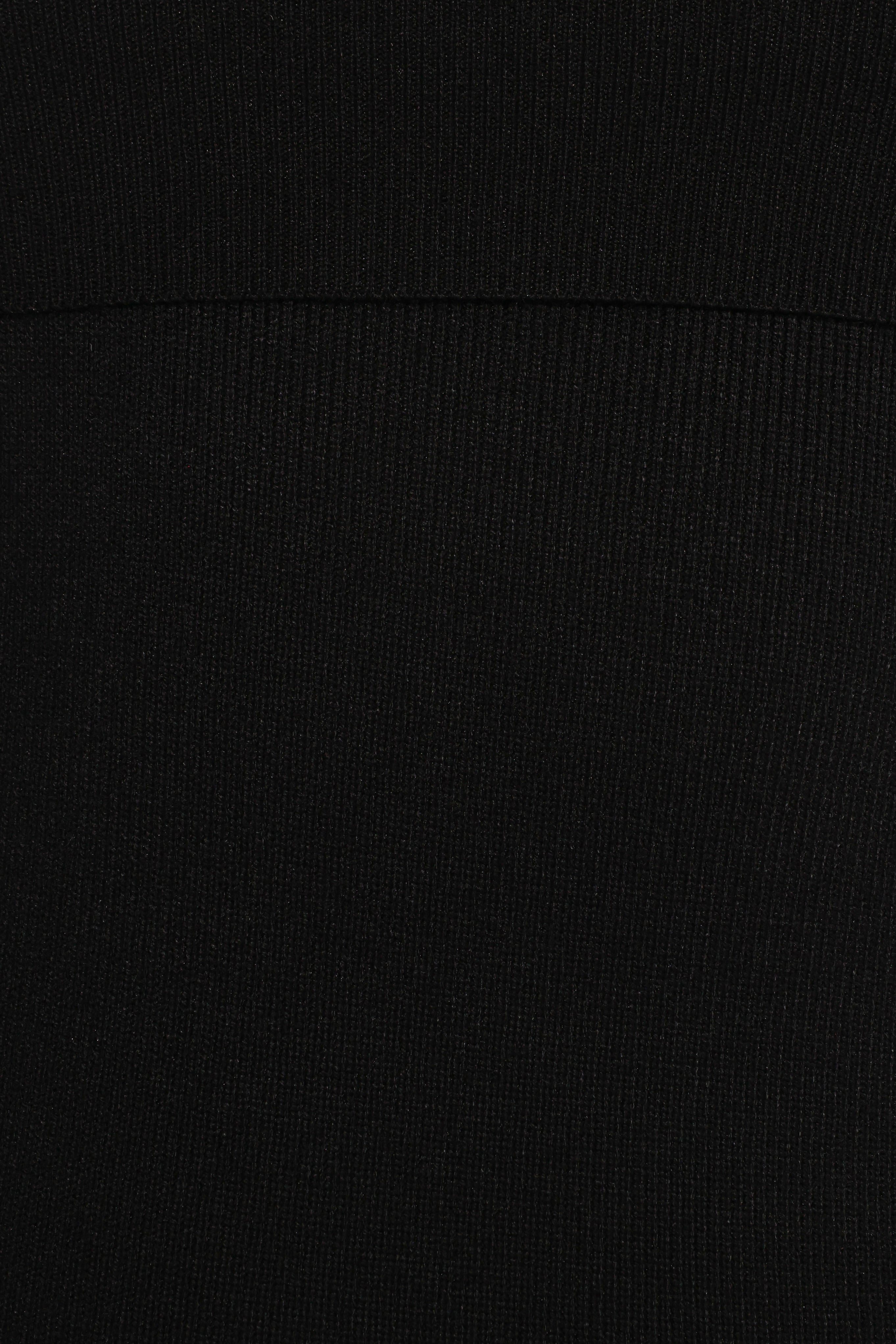 Archie Off the Shoulder Midi Dress - Black