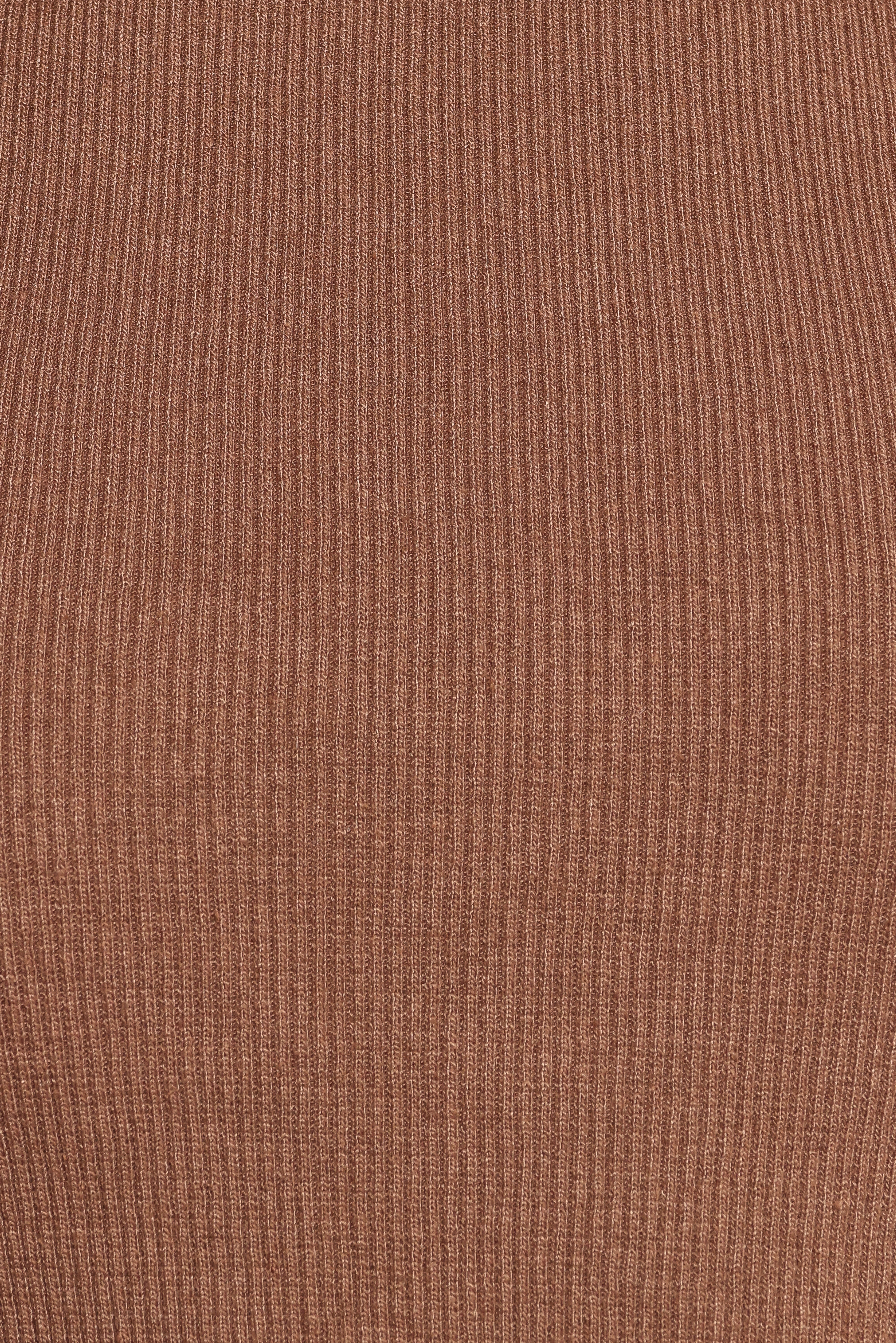 Ari Ribbed Tank - Mocha