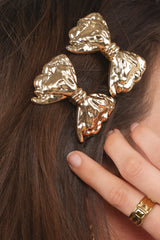 Aspen Hair Bow Set - Gold