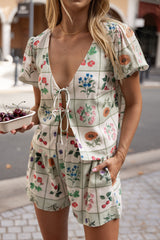 Asta Short Set - Flower Market