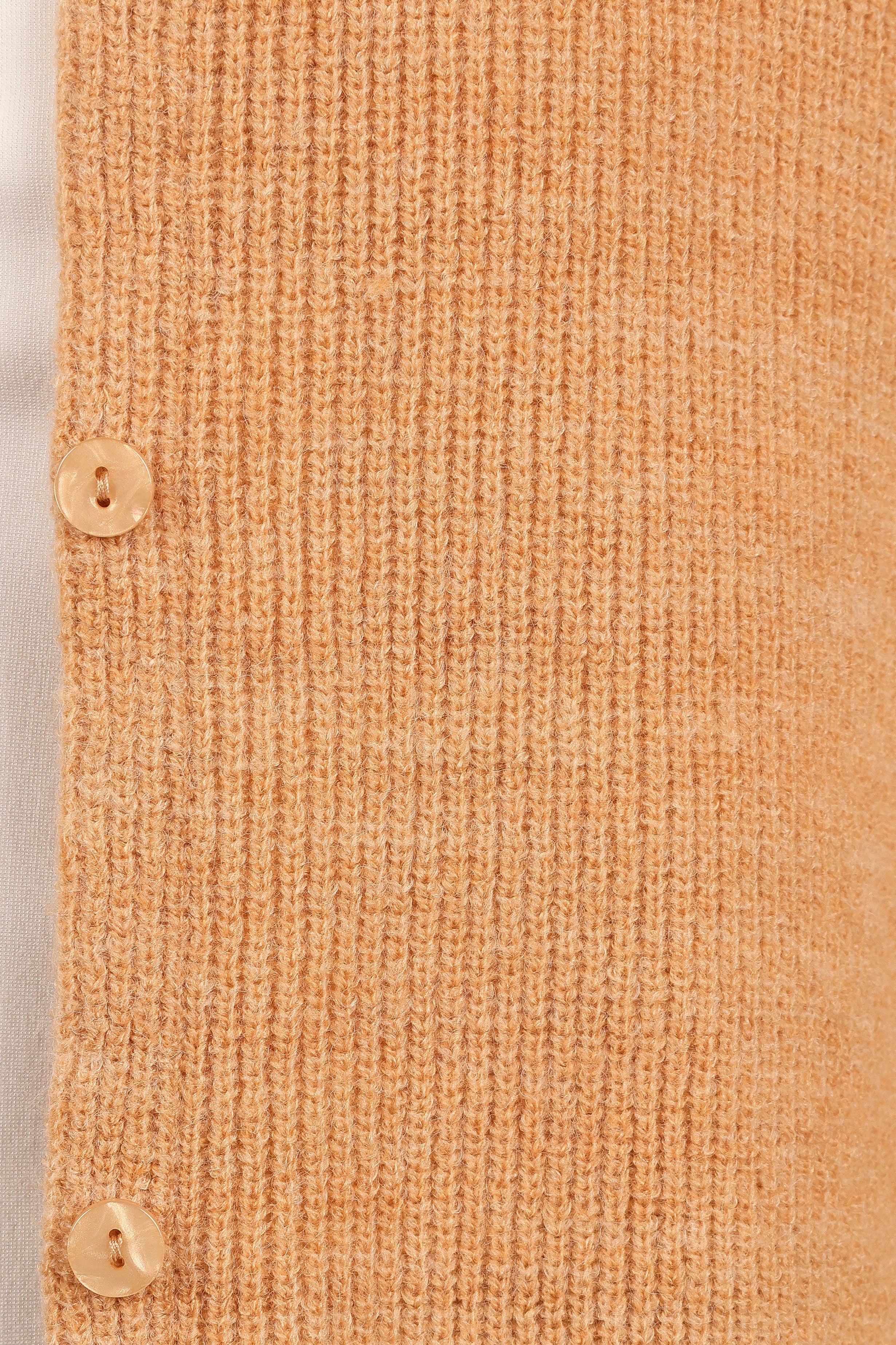 Astor Classic Button Up Cardigan - Caramel