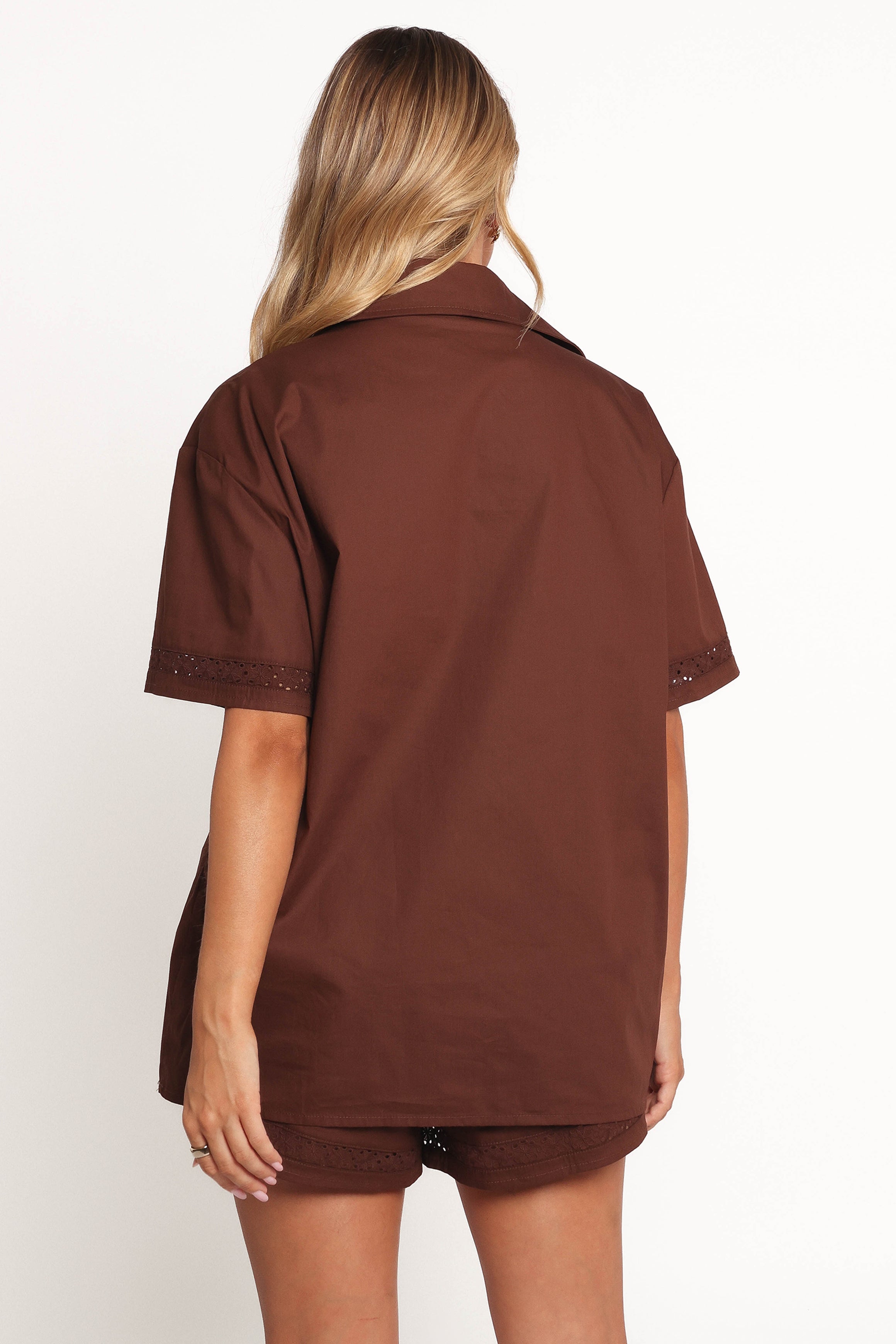 Austin Short Sleeve Shirt - Chocolate