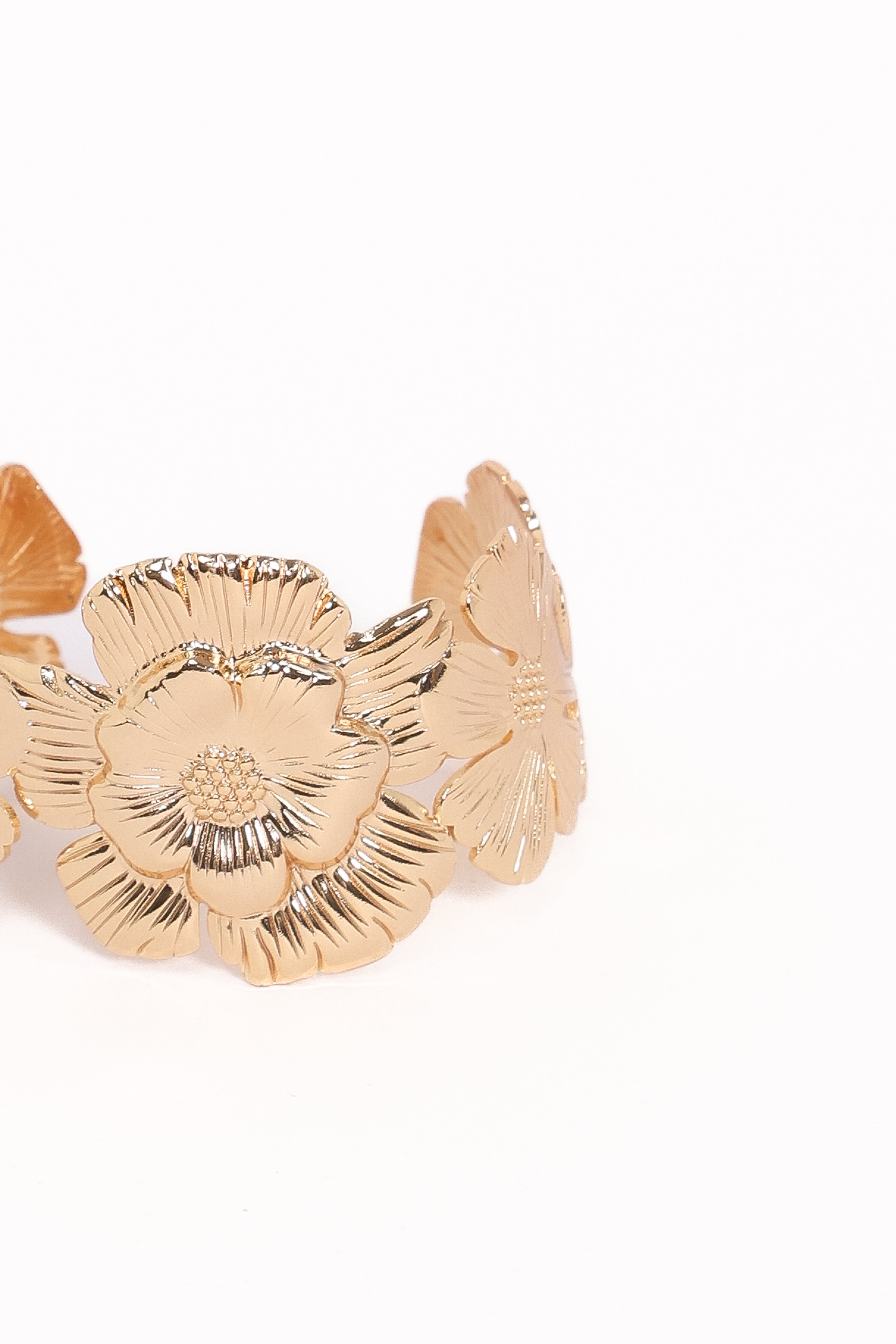 Bloom Cuff Bracelet - Gold