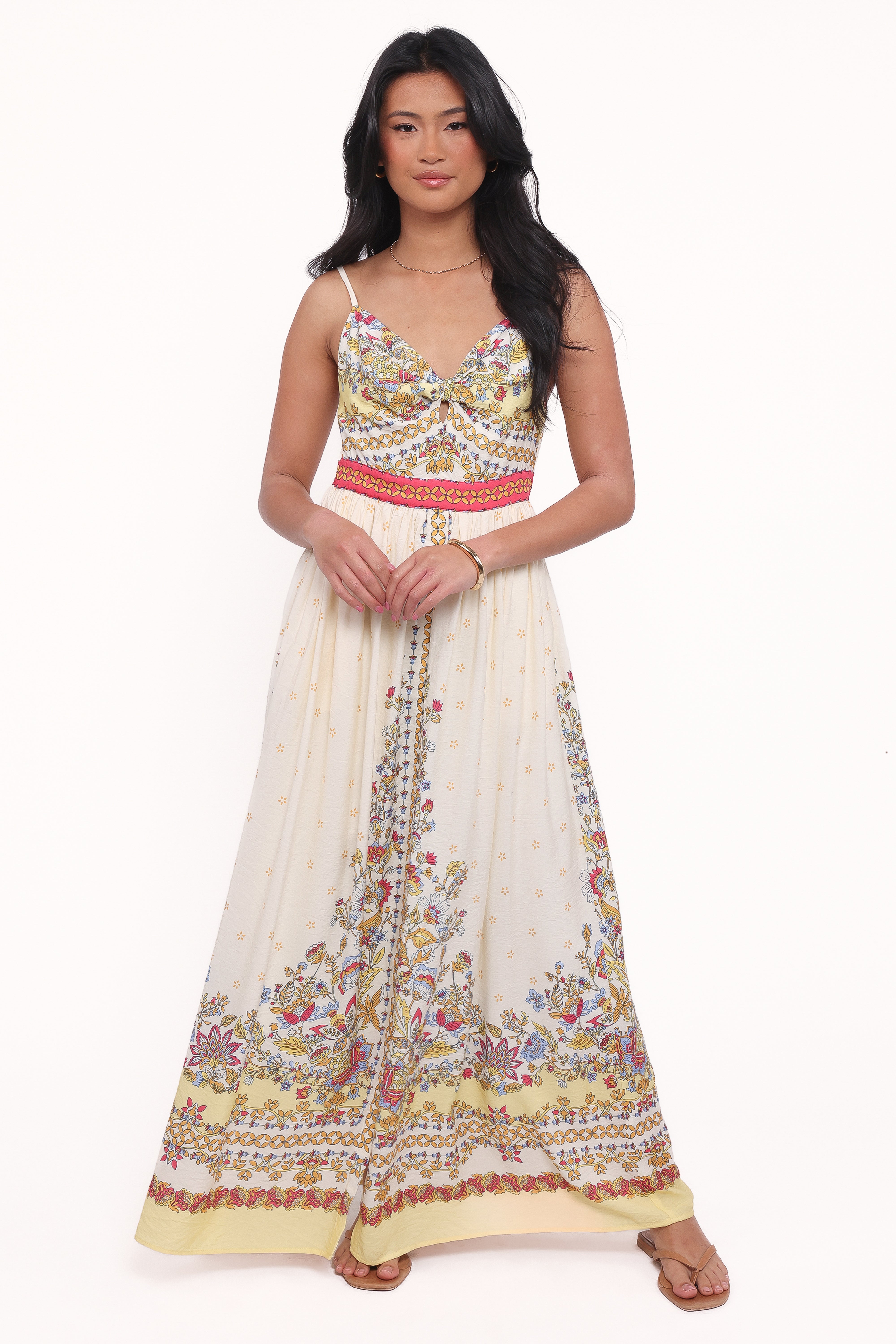 Caelia Maxi Dress - Yellow Multi