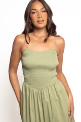 Cagnes Maxi Dress - Olive