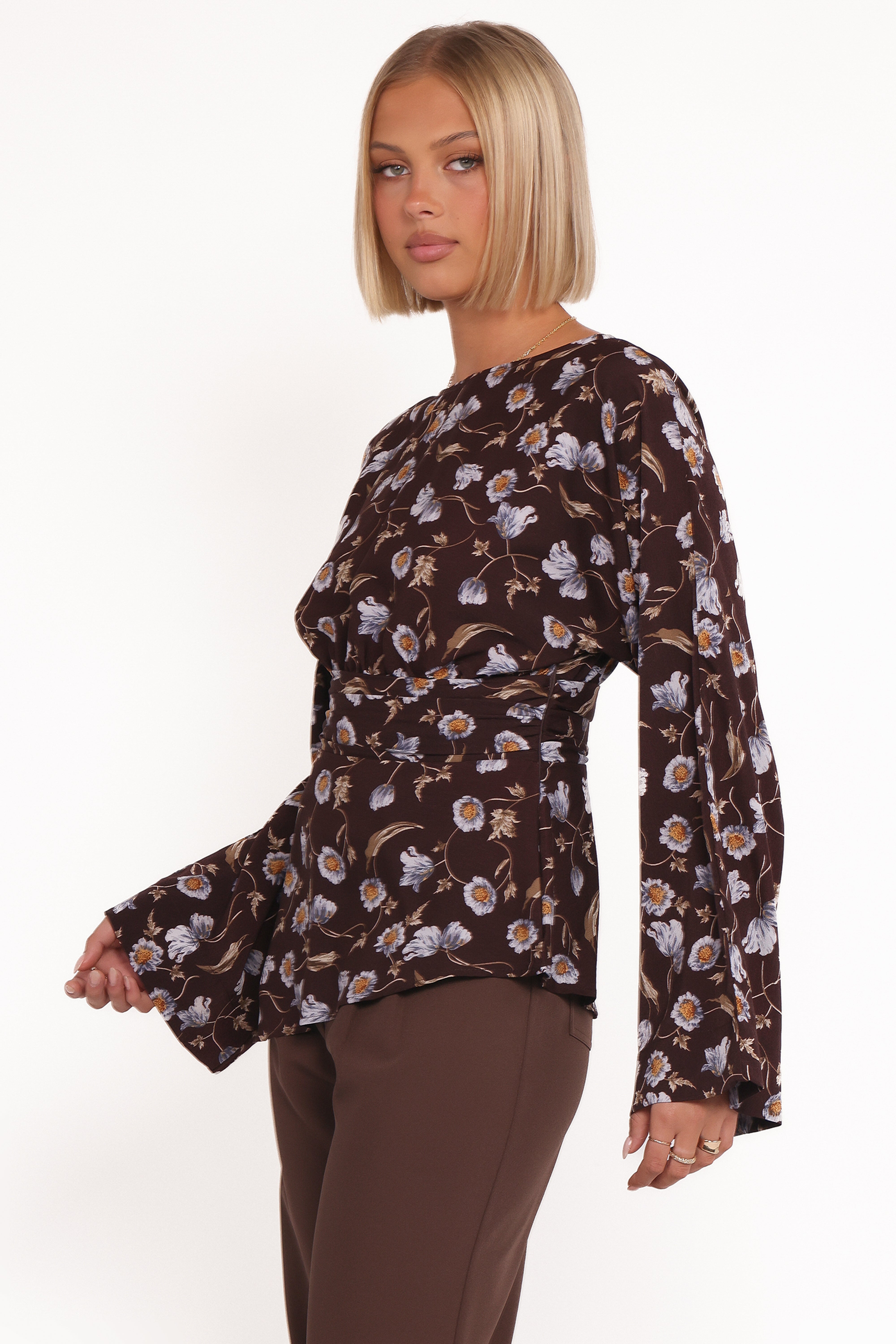 Calantha Top - Fall Floral