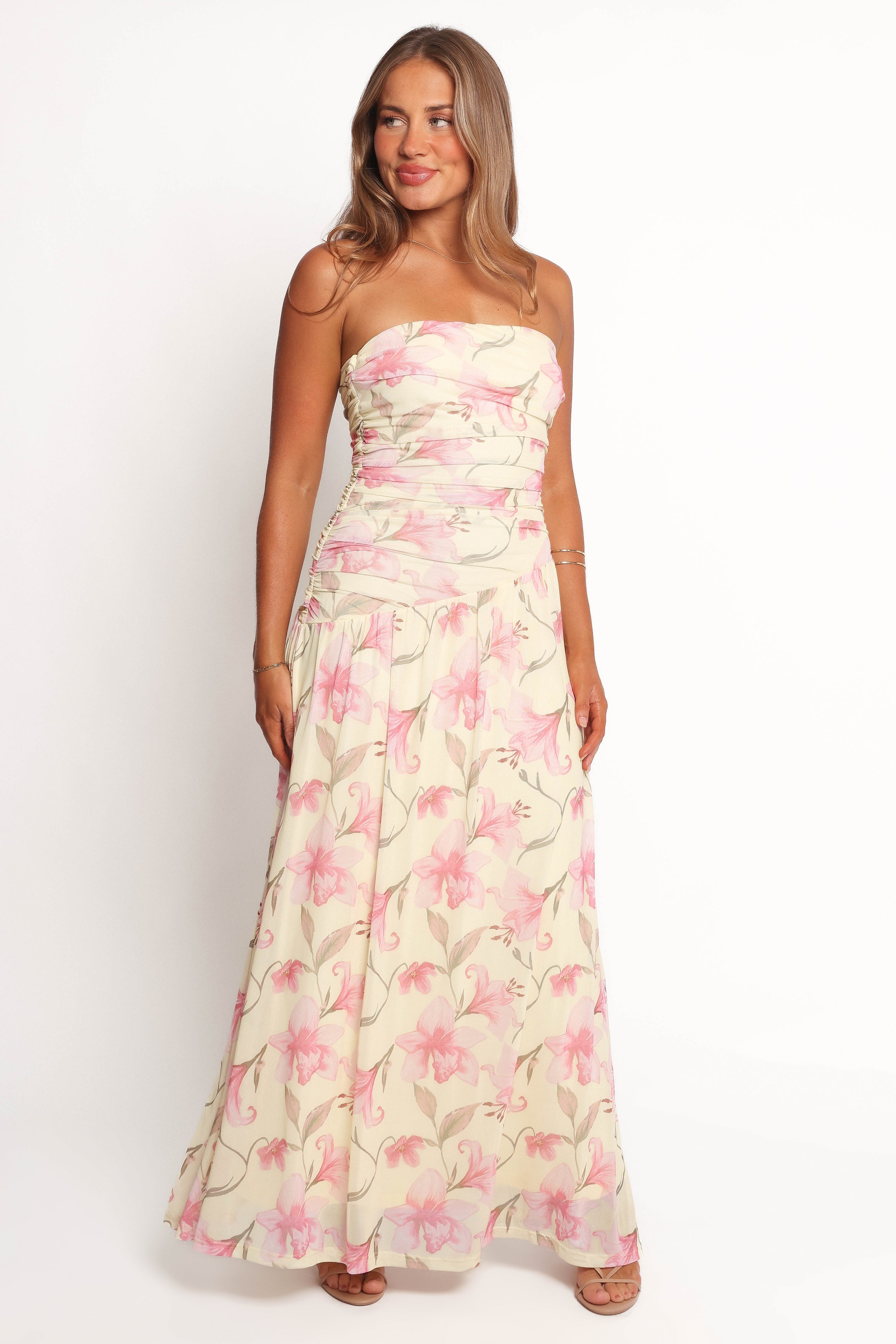 Calypso Maxi Dress - Yellow Floral
