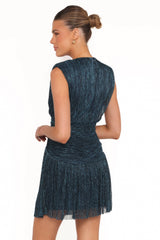 Cara Mini Dress - Navy