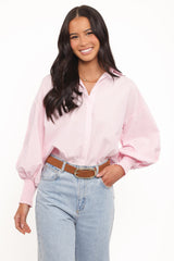 Carys Shirt - Pale Pink