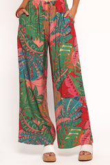Charly Wide Leg Pant - Calypso Coral