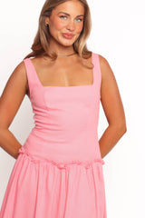 Clover Midi Dress - Pink