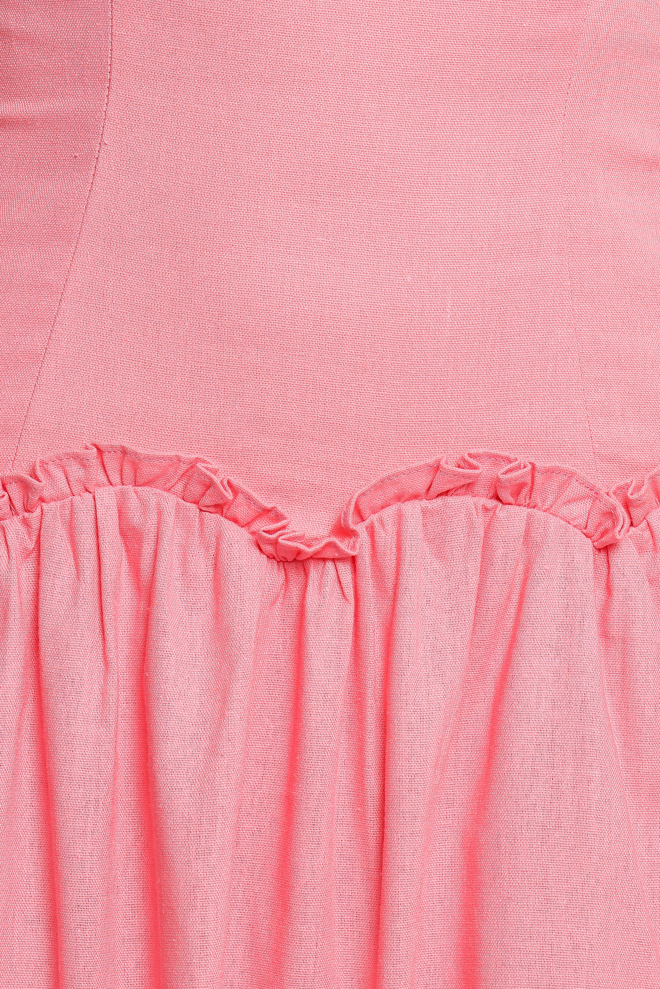 Clover Midi Dress - Pink