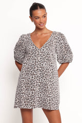 Coleman Mini Dress - Leopard