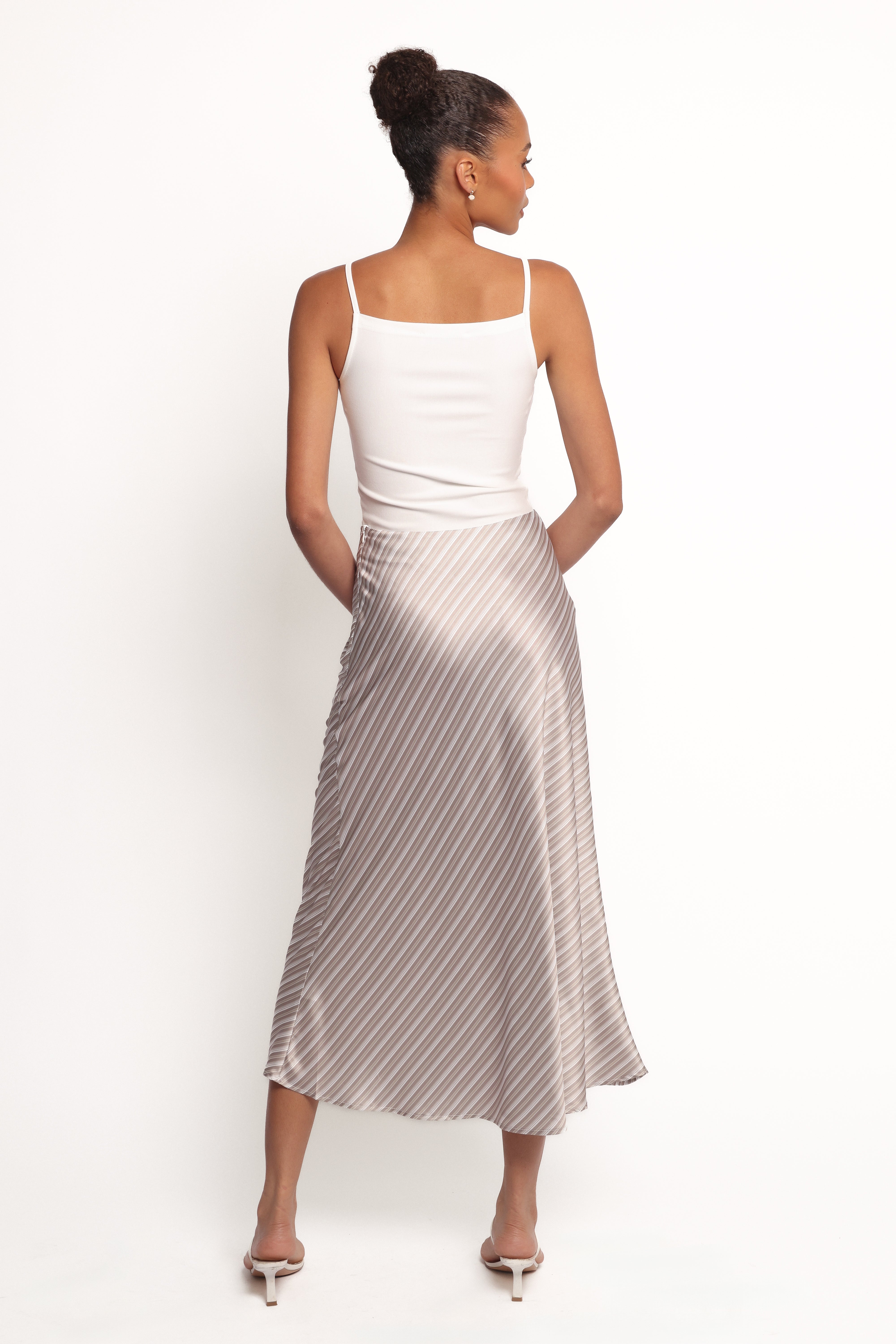 Corrina Midi Skirt - Stripe