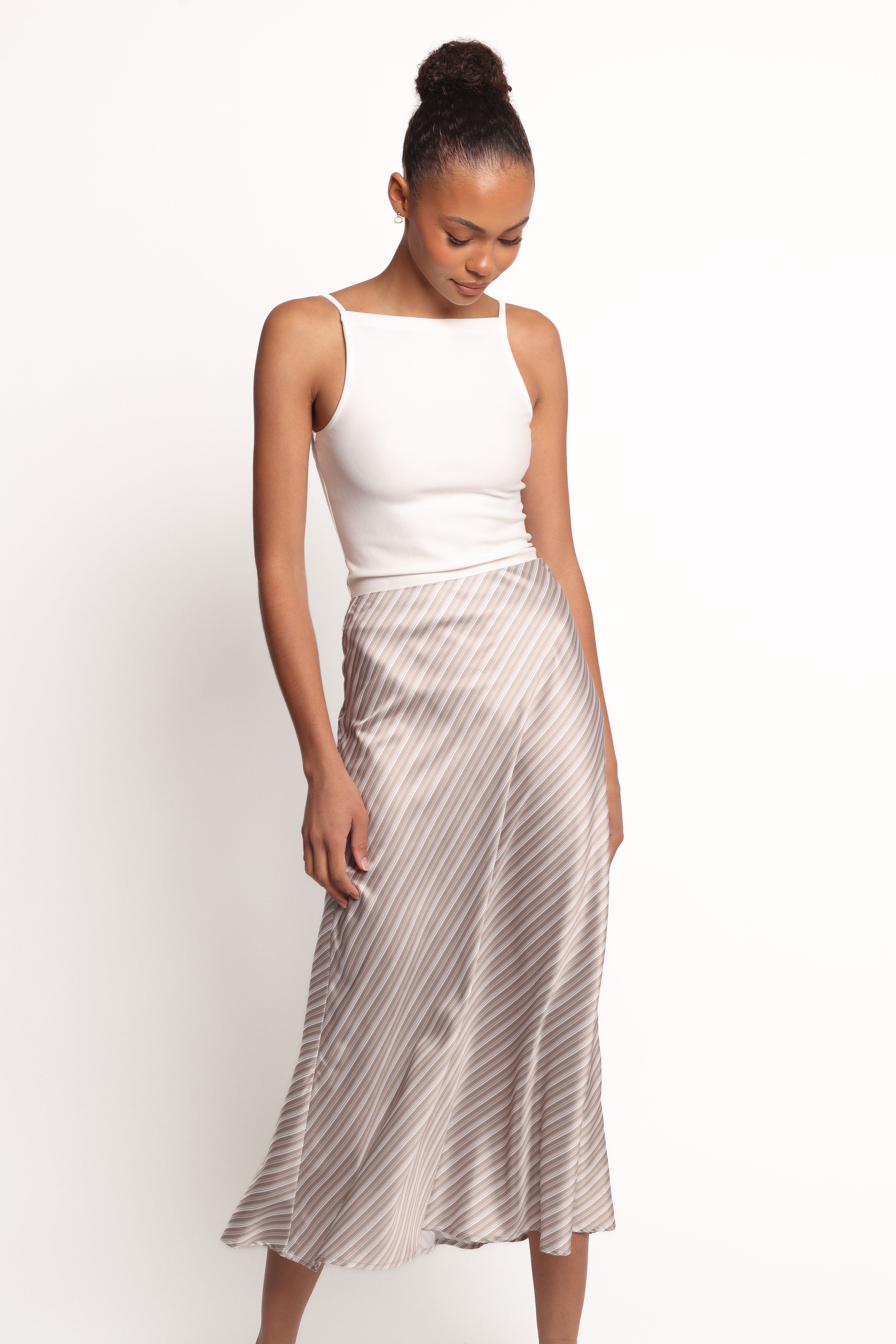 Corrina Midi Skirt - Stripe