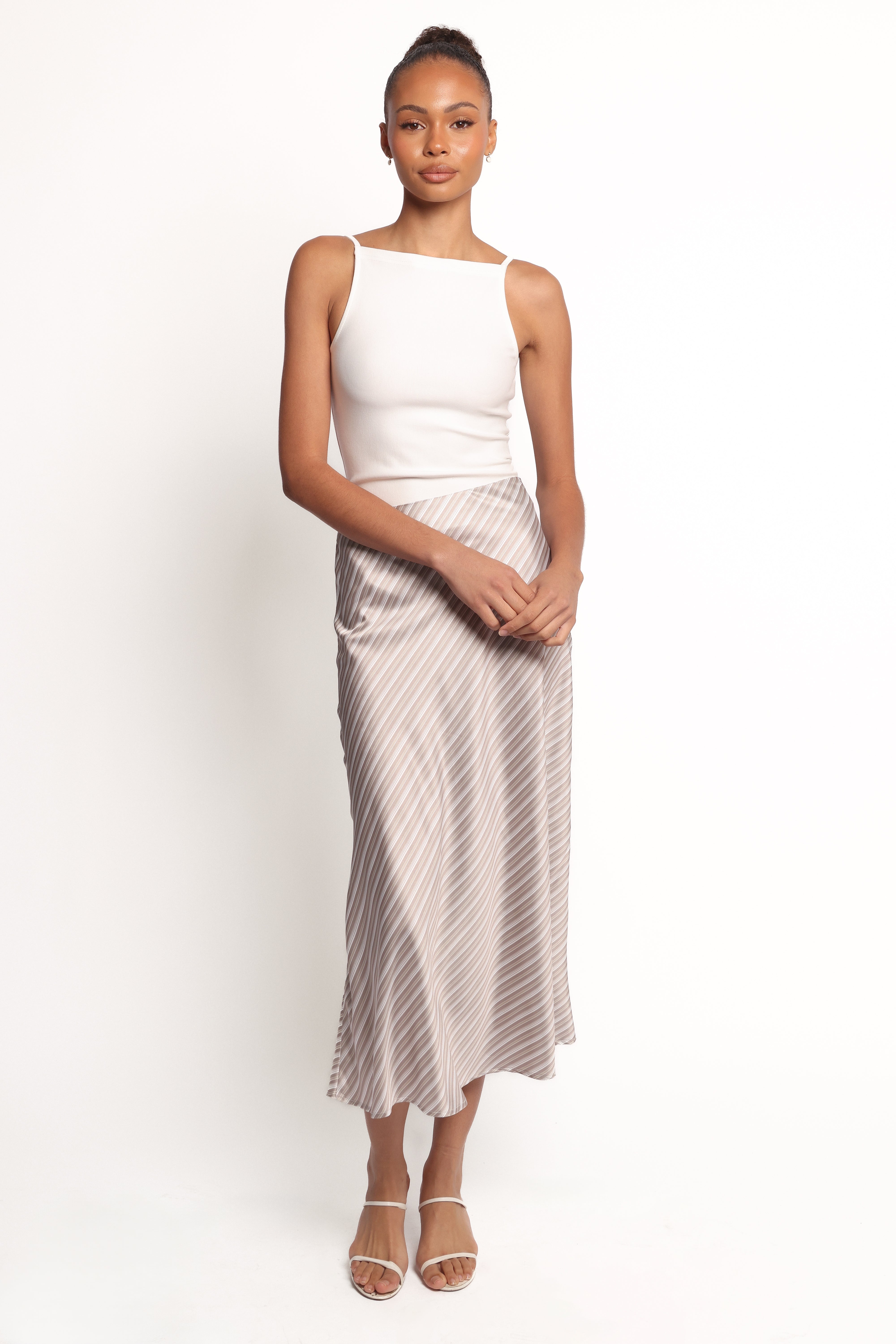Corrina Midi Skirt - Stripe
