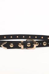Dallas Studded Belt - Black