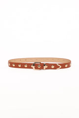 Dallas Studded Belt - Tan
