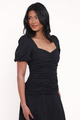 Denver Midi Dress - Black