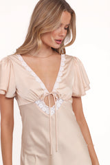 Devi Mini Dress - Antique Gold