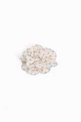 Edith Scrunchie - Blue Floral