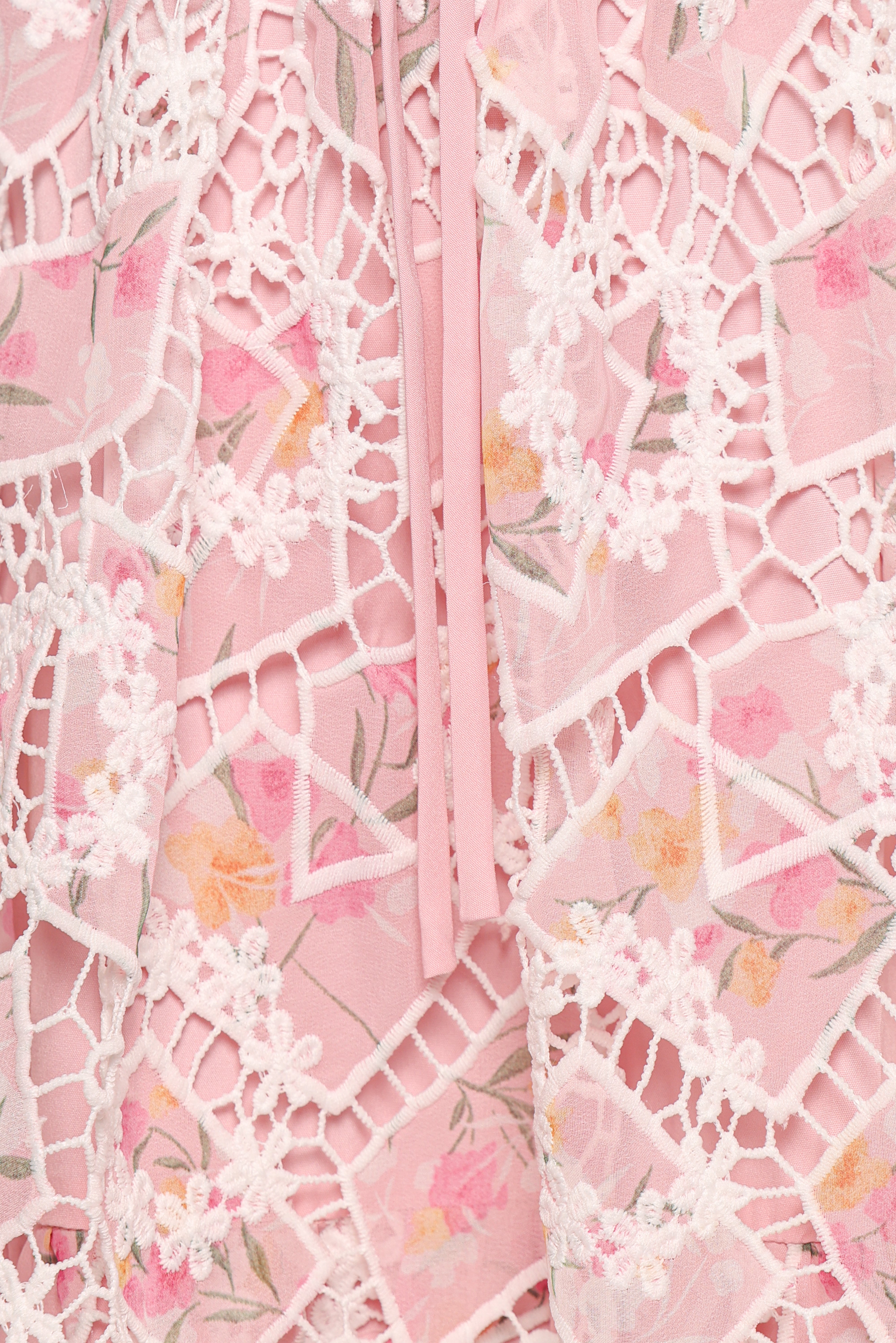 Eleanora Midi Dress - Pink Floral