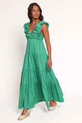 Elina Maxi Dress - Green