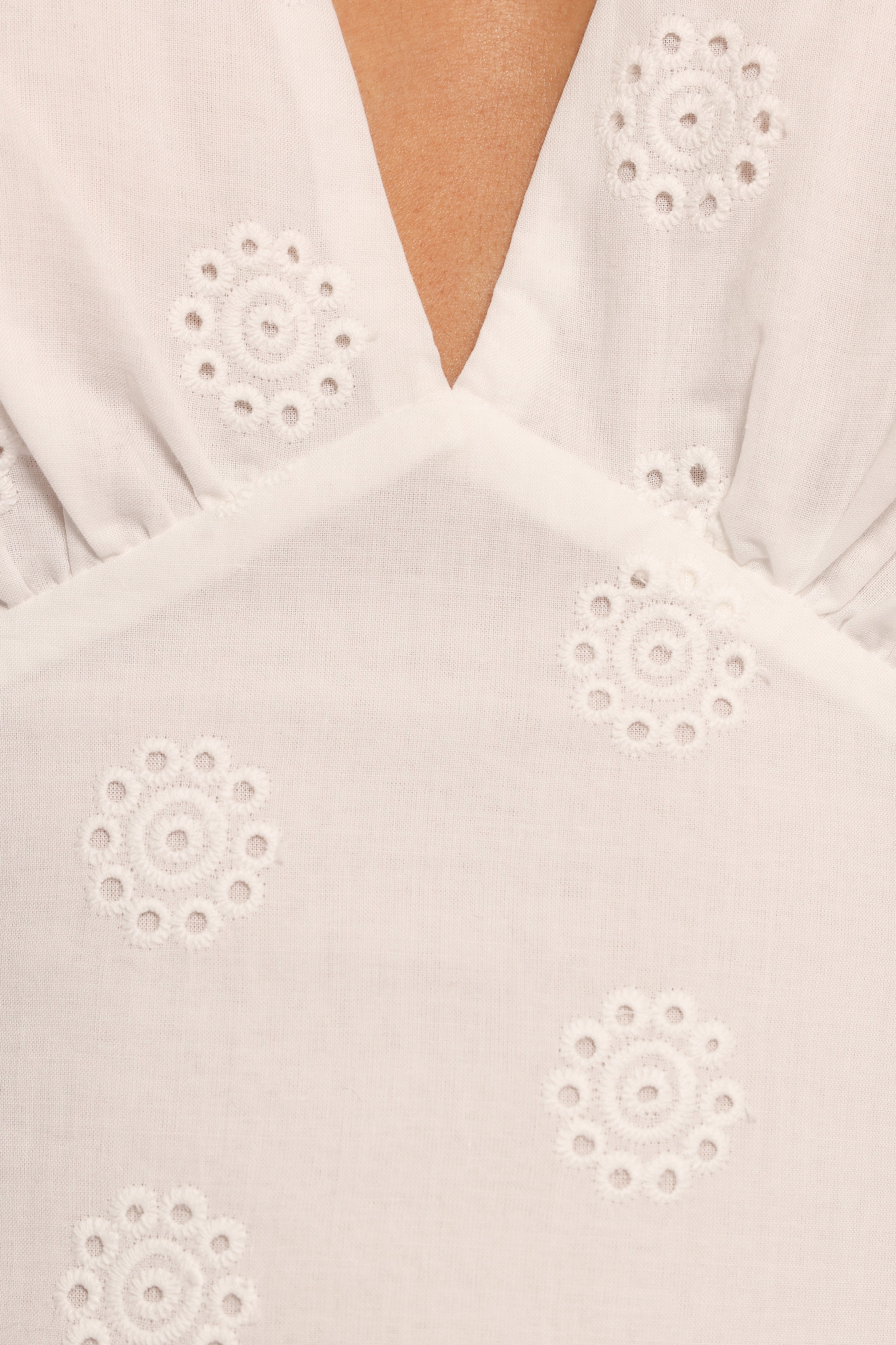 Ensley Flutter Sleeve Maxi Dress - White