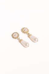 Estelle Earrings - Gold/Pearl